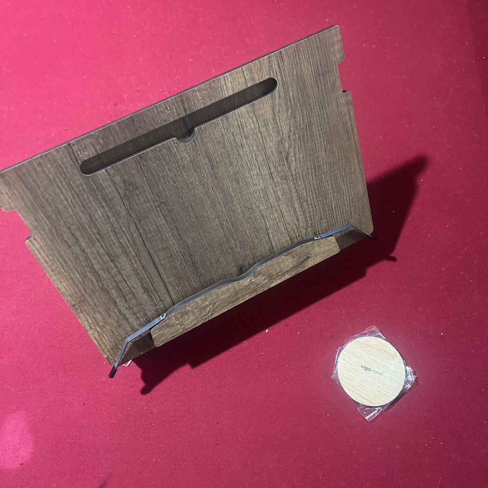 VigoWood Book Stand With Storage