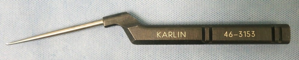 Codman Karlin 46-3153 Curette, Forward Straight, 000