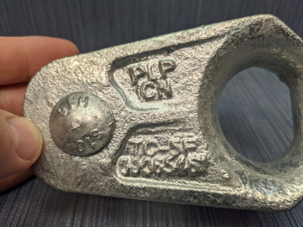 PLP Galvanized 26,900 Lbs Clevis Hook TC-5F 00065461
