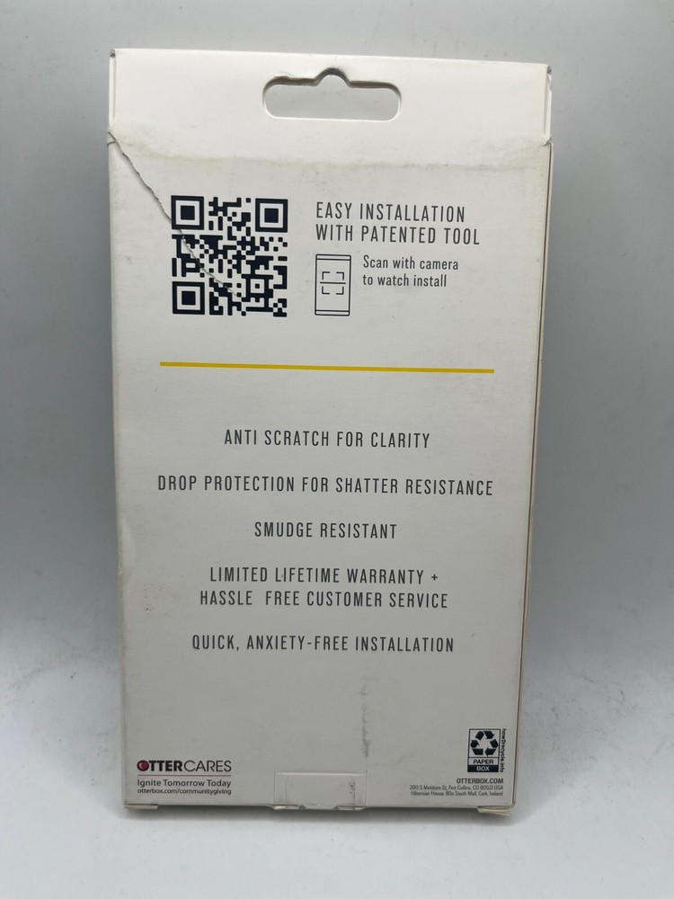 OtterBox Clearly Protected Glass Screen Protector for iPhone 12 & IPhone 12 Pro