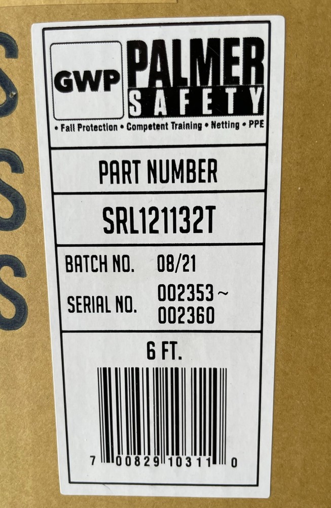 Fall Protection 6' Dual Retractable