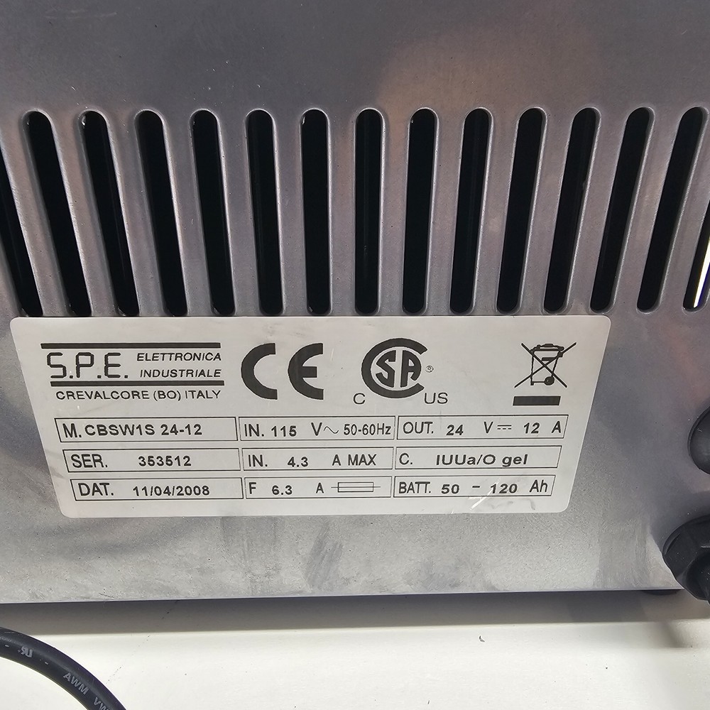 SMART ELECTRONIC Battery Charger HIGH FREQUENCY SYSTEM CBSW1-S BRIERLY TECH.
