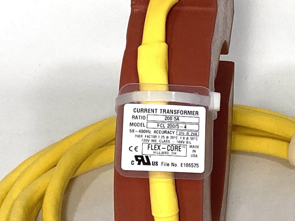 Flex-Core, Model Number FCL 200/5-4, 200 Amp Split Core Current Transformer