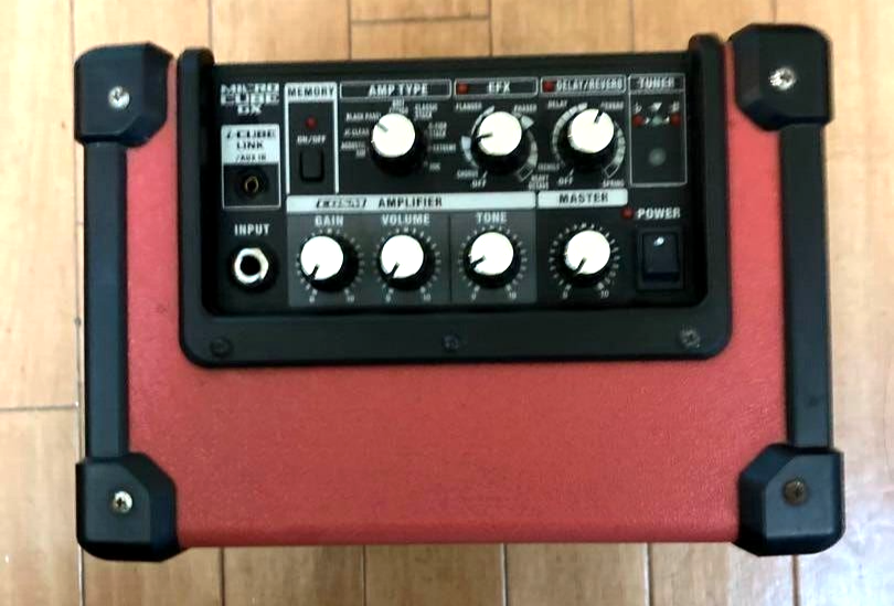 ROLAND MICRO CUBE GX Red Guitar Amp From Japan