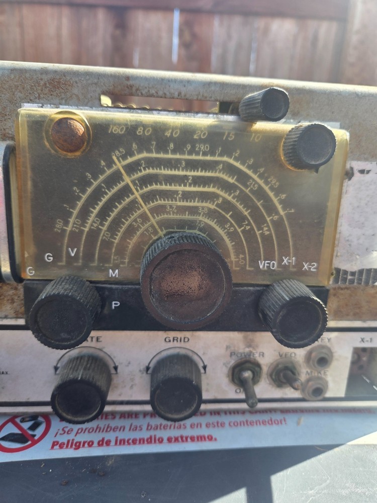 Multi-Elmac AF-67 Trans-Citer Transmitter Am Nfm Cw Multi Untested For Parts