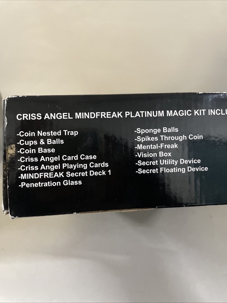 Criss Angel Mindfreak - Platinum Magic Kit - Some Wear & Missing DVD