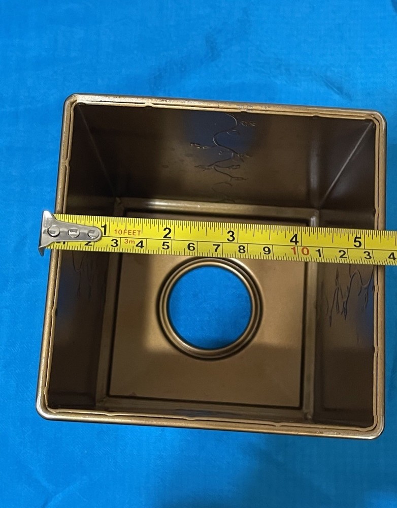 Brass Metallic Finish Tissue Box Cover by Thomas O'Brien