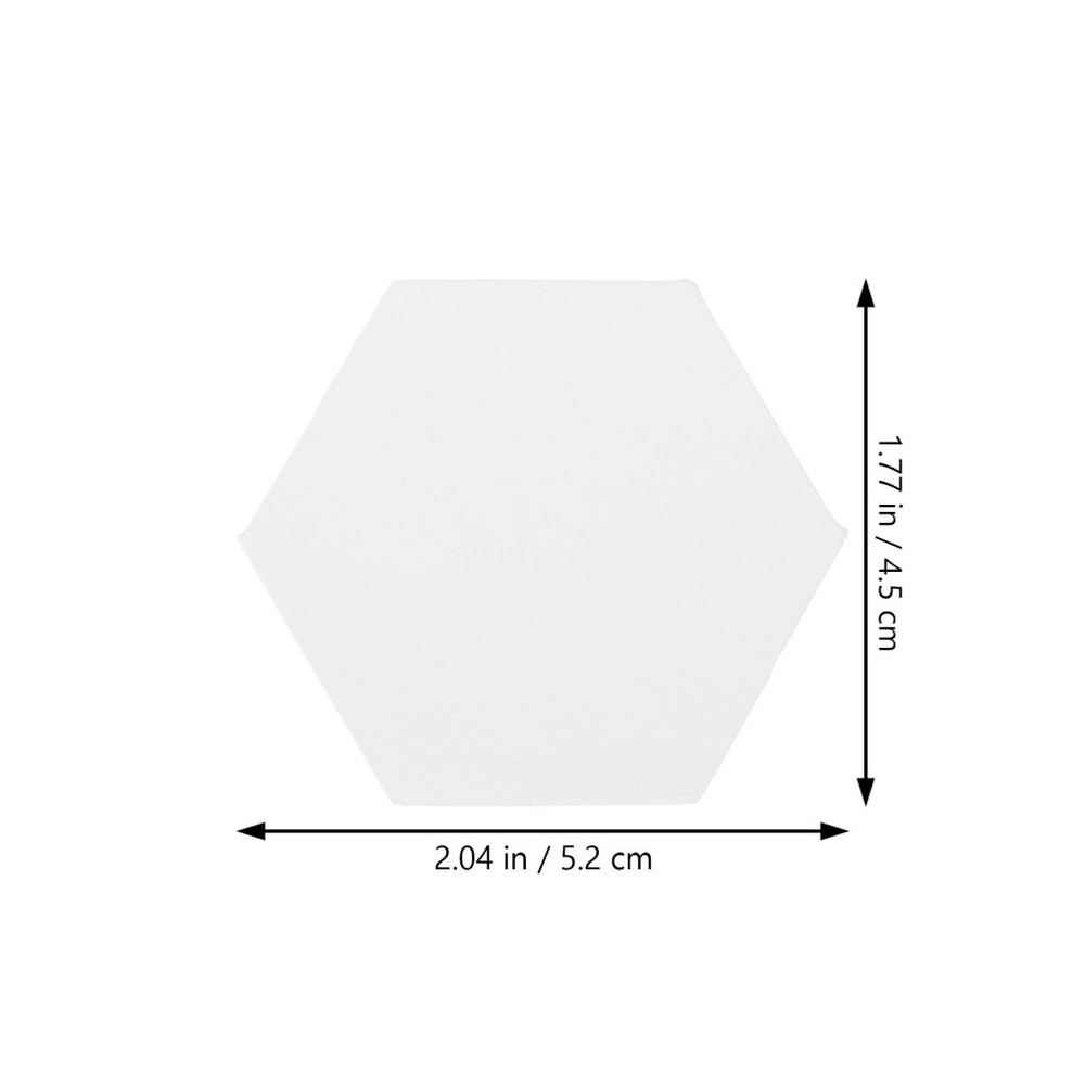 300 Pcs Handwork Craft Paper Patchwork for DIY Reusable Hexagonal