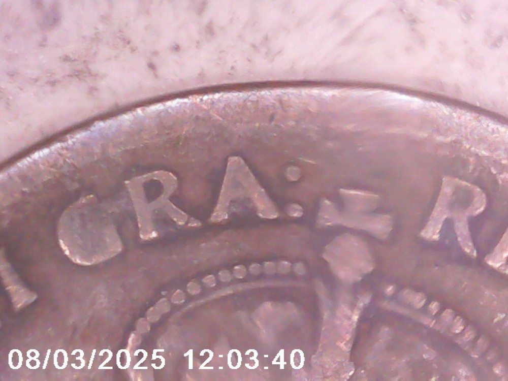1936 Canada George V One Cent Coin with Errors