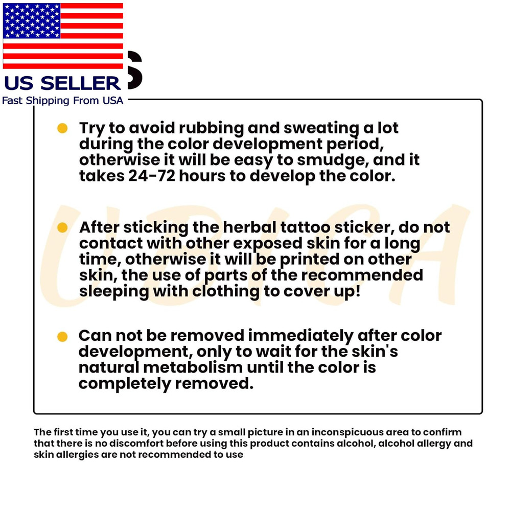 Semi Permanent Tattoos, 2 Sheets Realistic Gator Temporary Tattoo, Develops Full