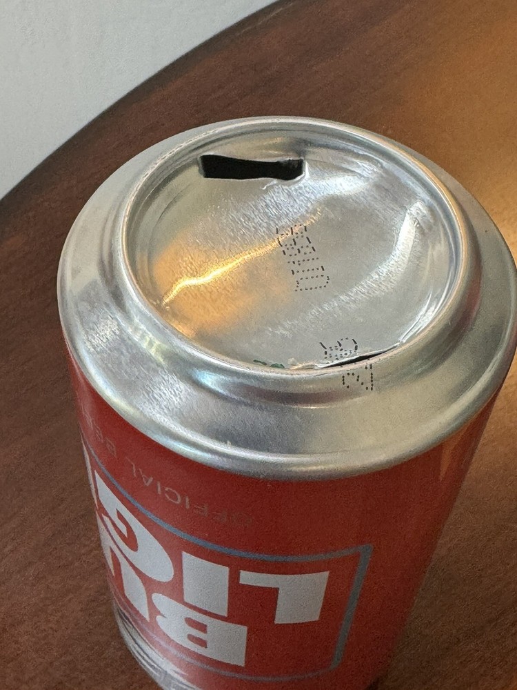 New Mexico Lobos Bud Light - limited edition empty Beer Can - Bottom Opened