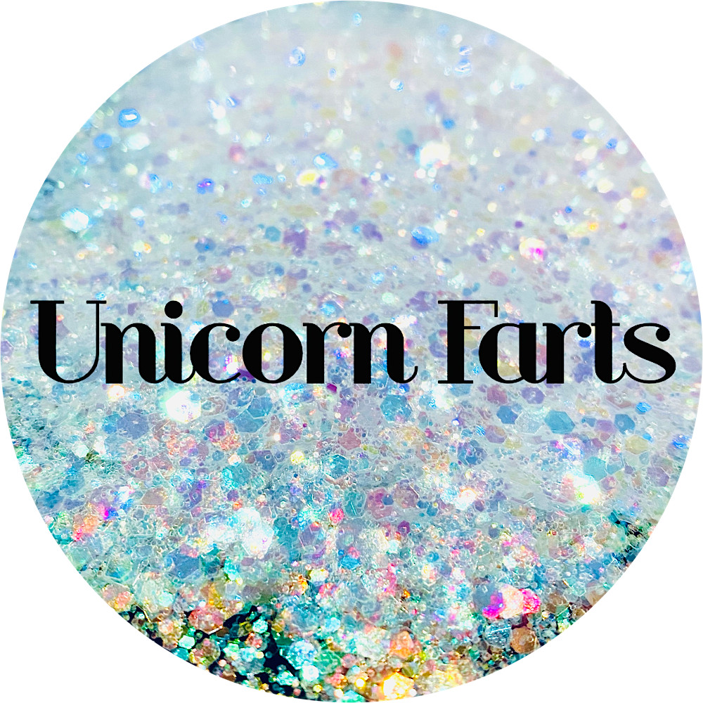 Premium Polyester Glitter - Transparent Opal Chunky Mix