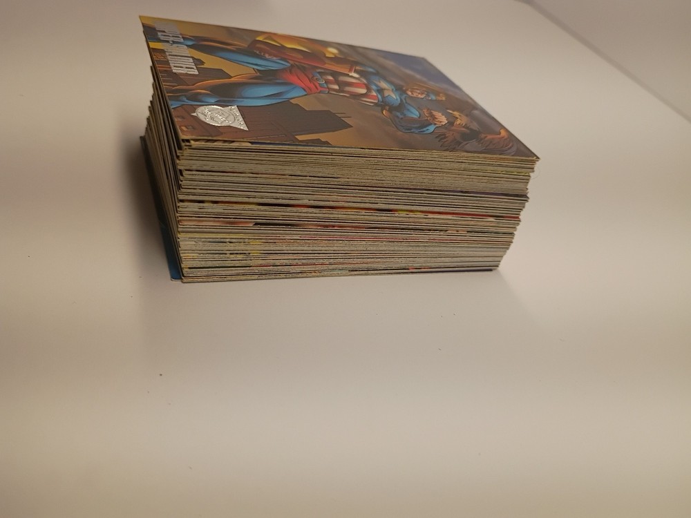 1996 Marvel vs DC Comics Amalgam Trading Cards COMPLETE BASE SET #1-90 Fleer