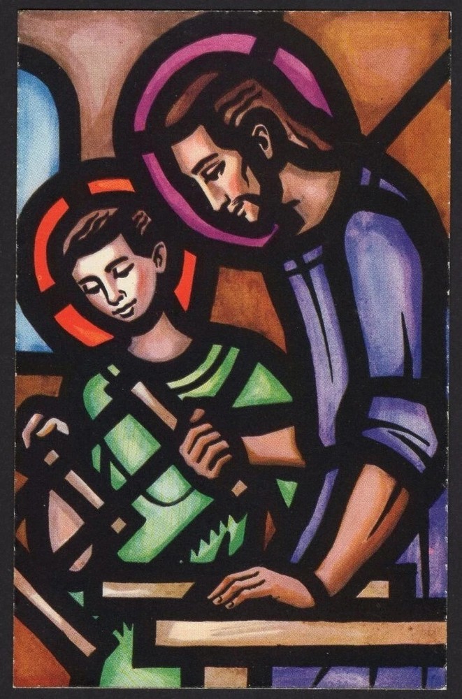 Holy card de San Jose santino image pieuses estampa