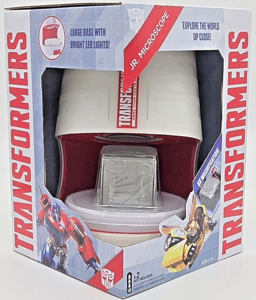 Transformers Jr. Lighted Microscope 8X Magnification New~Sealed