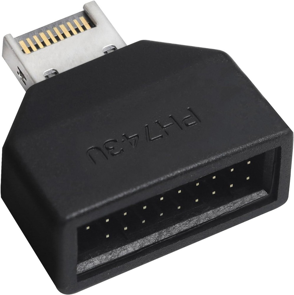 Motherboard USB3.2 Type E to 19Pin 20Pin Adaptor Type E to Front Panel Header...