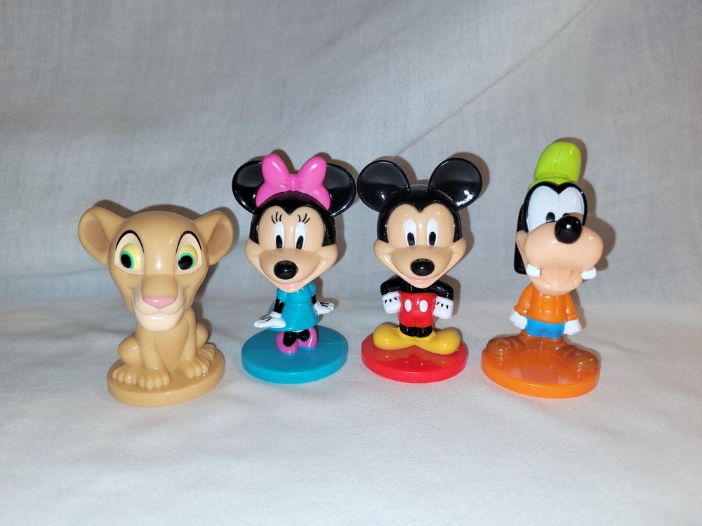 4 Kellogg, Disney "Mickey Mouse" Bobble Heads, 2003