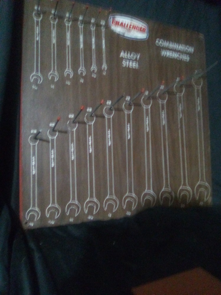 Vintage Challenger By Proto Tool Display Board Panel No. 138-R Screwdrivers