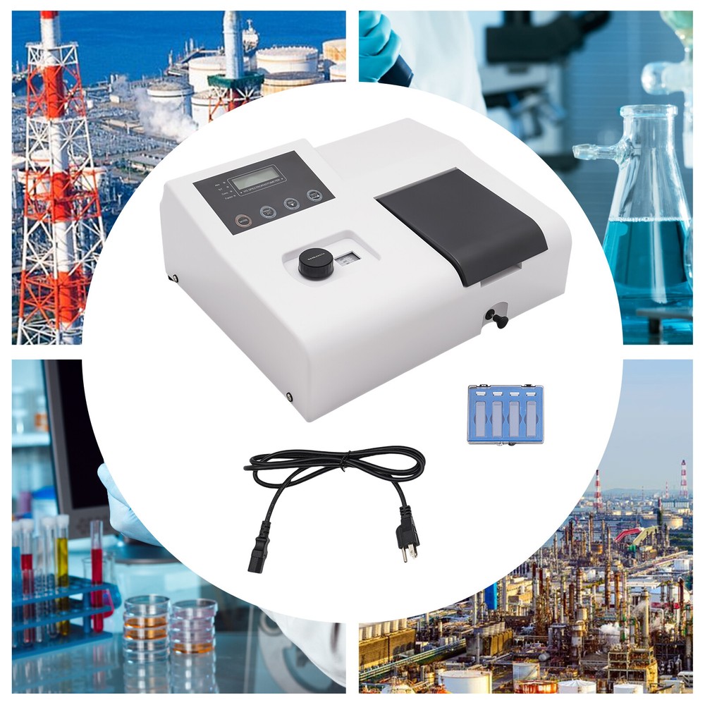 Digital Visible Spectrophotometer Spectrometer Lab Equipment Analytic 350-1020nm