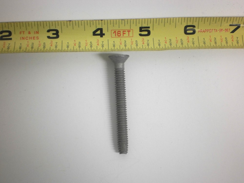 20- 1/4" x 2.5" PLATED Torx Self Tapping Trailer Deck Screws ACQ Treated Wood