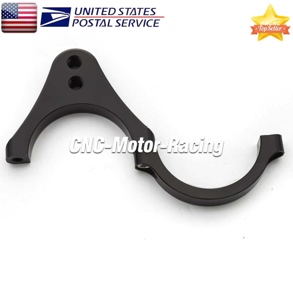 52mm CNC Universal Steering Damper Fork Frame Mount Clamp Bracket Holder Racing
