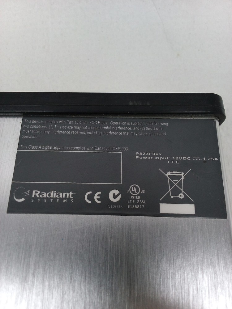 Radiant Systems Kitchen Display System Controller KDS Series P823F00X - USED