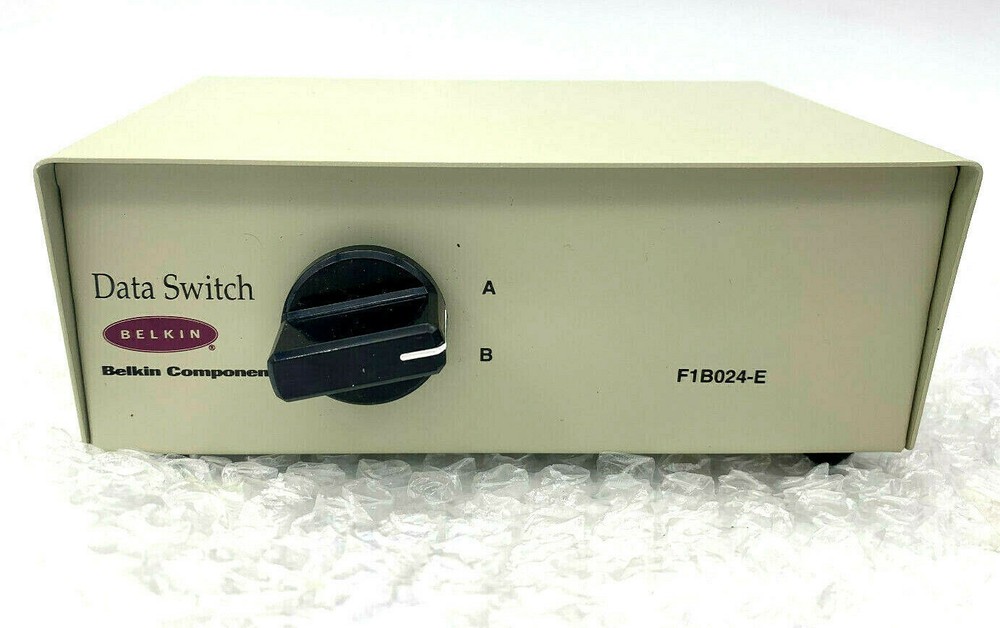 Belkin Data Transfer Switch F1B024E 1996 NIB