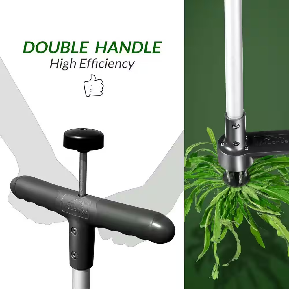 Upgraded Stand up Weed Puller Tool Long Handle 5 Claw Garden Weeder for Dandelio