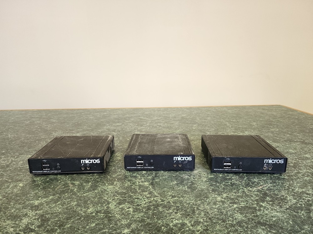 LOT OF 3 MICROS Restaurant Display Controller Model DT166
