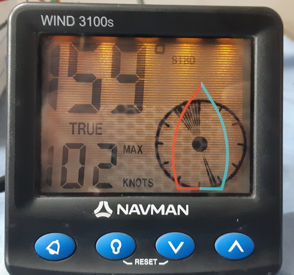NAVMAN WIND 3100S WIND SPEED & DIRECTION DISPLAY