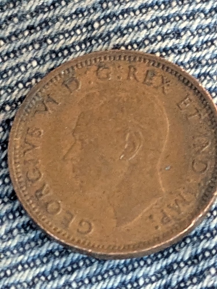 Canada- 1 Cent George VI 1947 (Quantity 2)