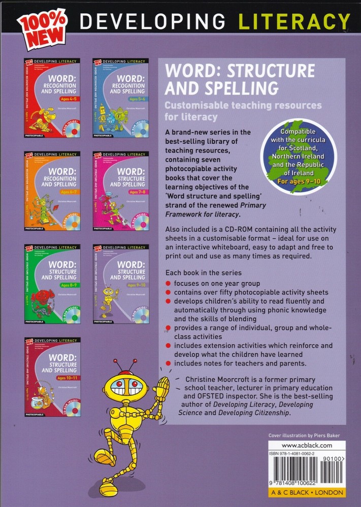 Word Structure & Spelling Ages 9-10 English Learning Book