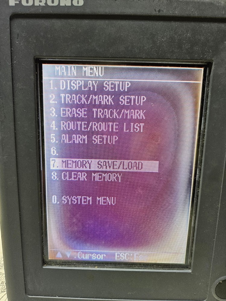 Furuno GP-1610C Color GPS Plotter Display w/ Sun Cover