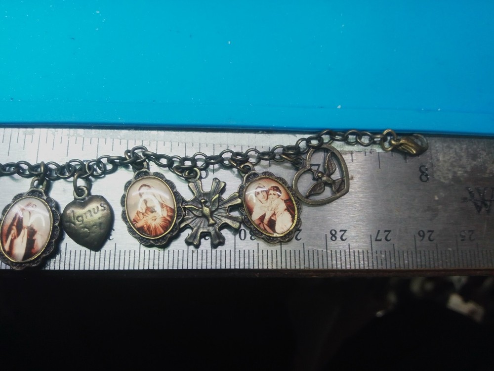 Christian Charm Bracelet 8"