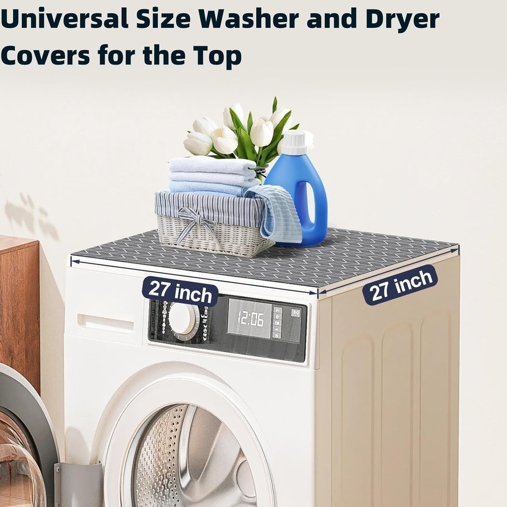 Protective Washer Dryer Top Protector - 27'' x 27''