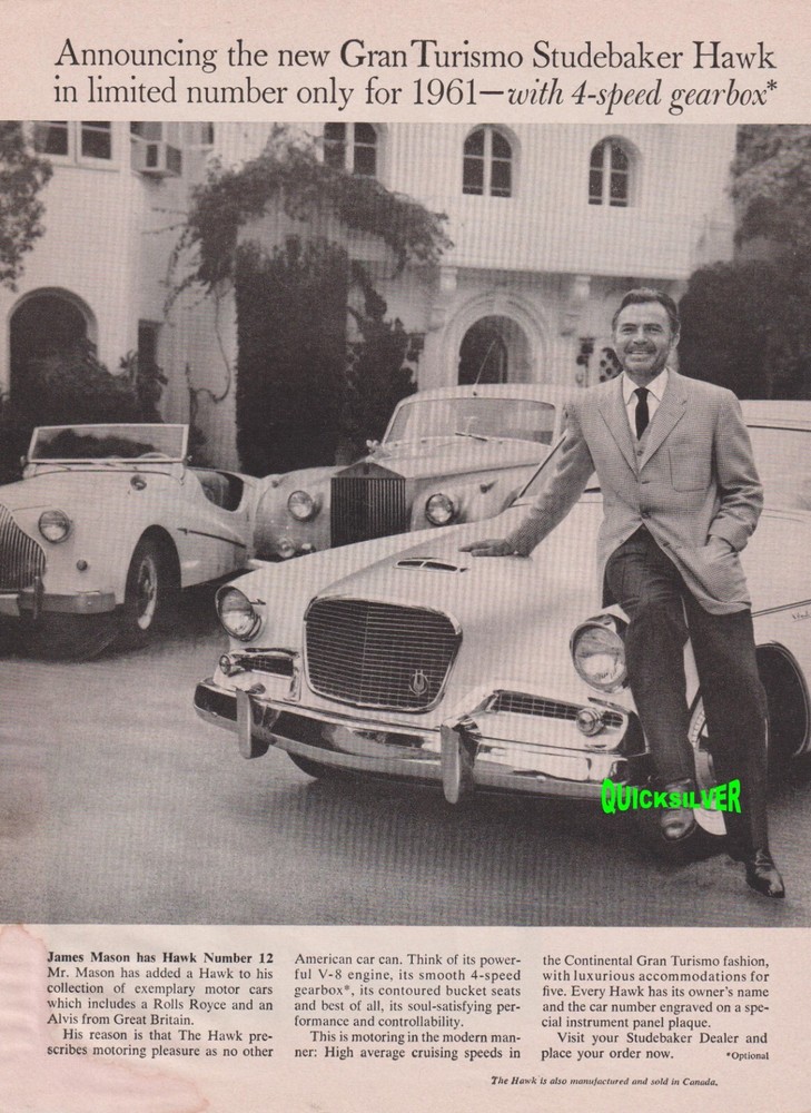 Studebaker Lark Print AD VINTAGE - You Choose