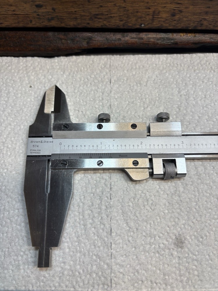 12” Caliper. Brown & Sharp. Both Included.