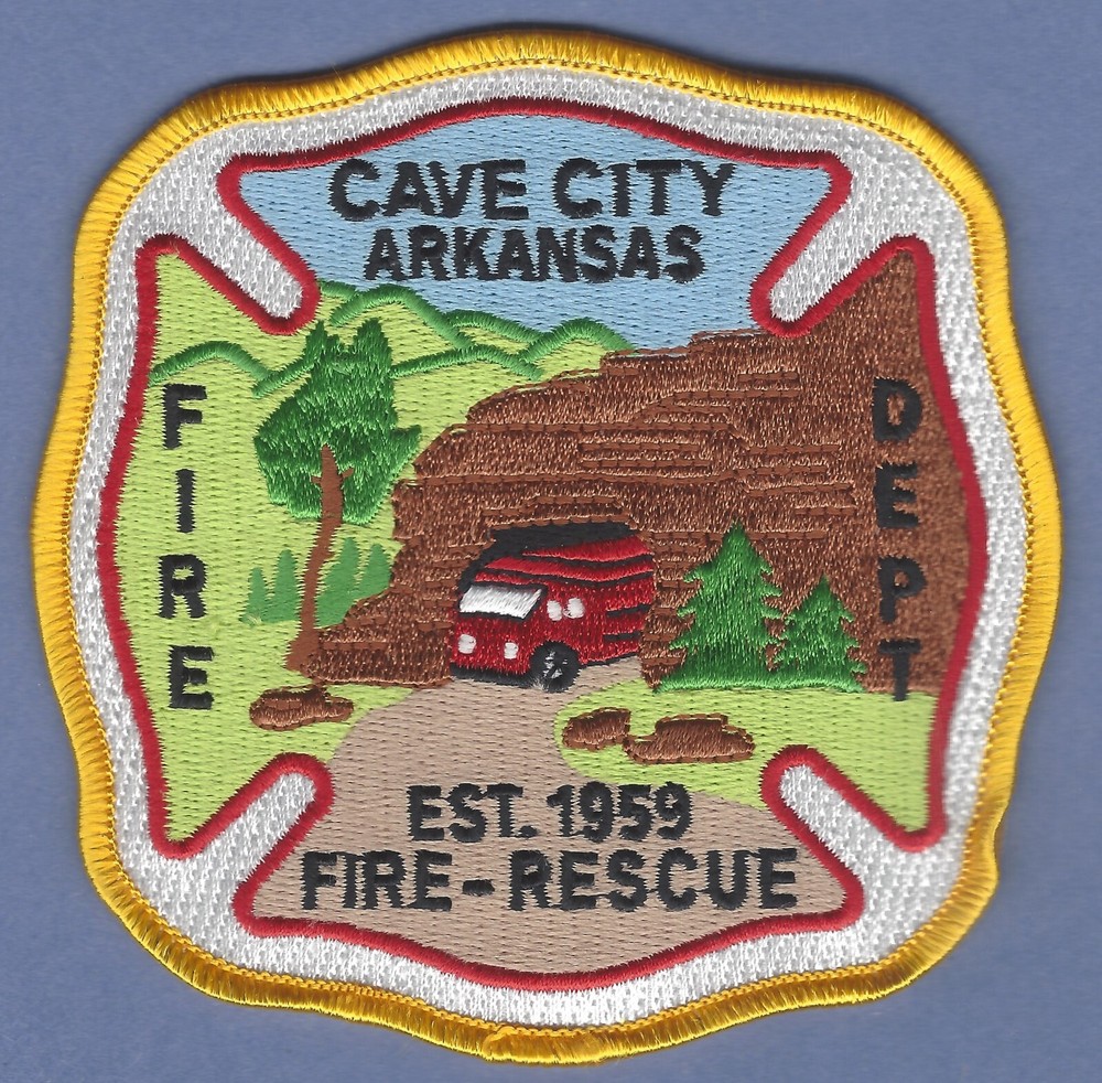 CAVE CITY ARKANSAS FIRE RESCUE PATCH