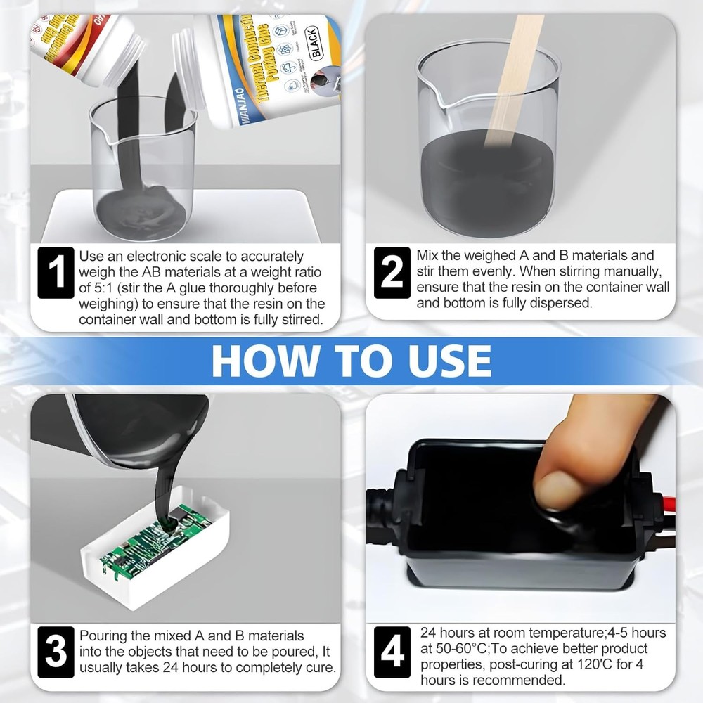 Potting Compound Epoxy Thermal Adhesive Waterproof Sealant Electronics