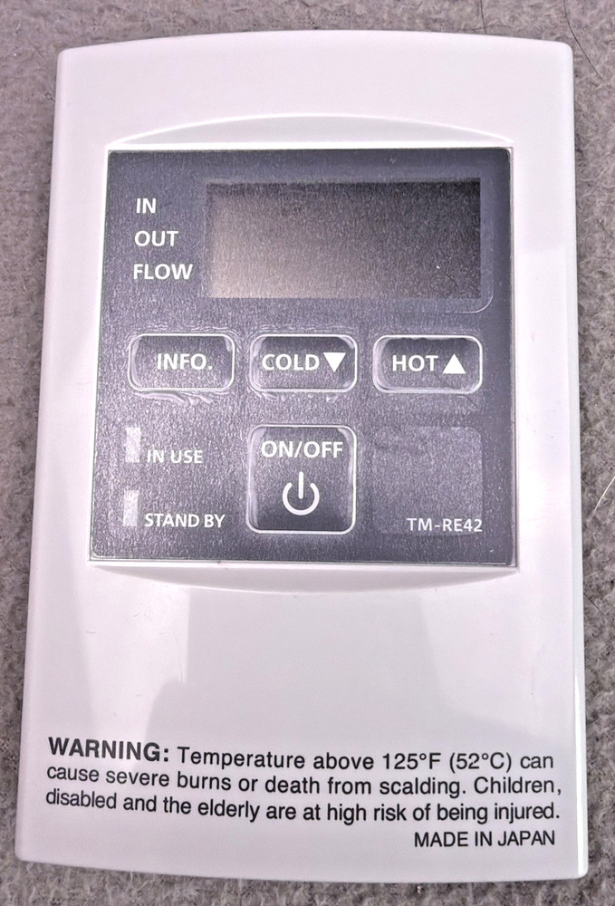 Takagi TM-RE42 Temperature Remote Controller 9008172005 Open Box