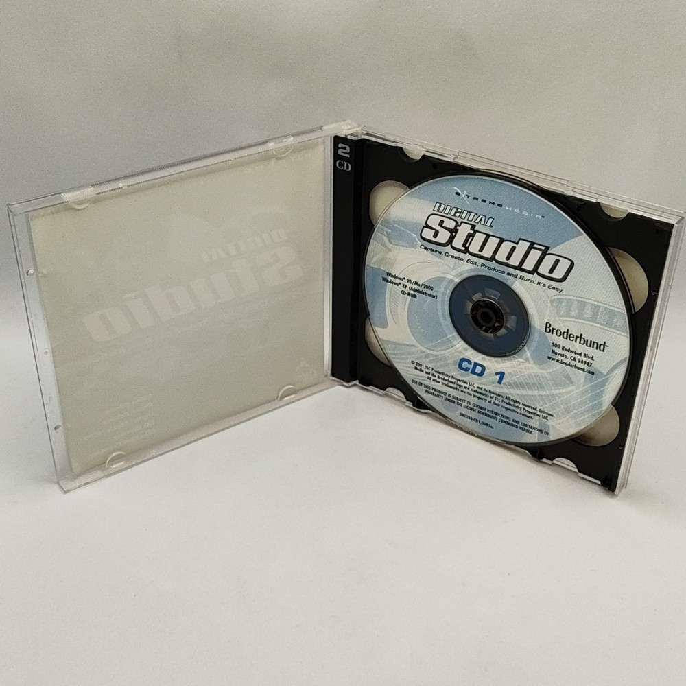Extreme Media Digital Studio Capture, Create, Edit, Produce & Burn PC ROM 2 Disc