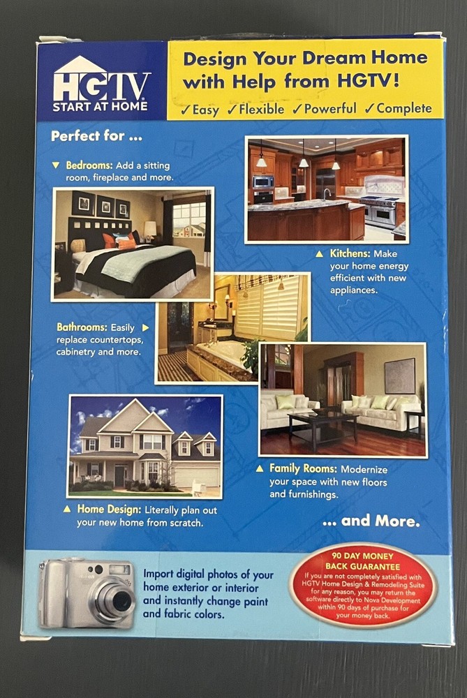 HGTV Home Design & Remodeling Suite - Software & User Manual - 2008