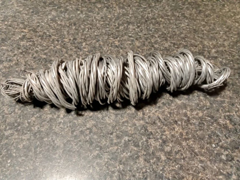 SCRAP ALUMINUM WIRE, JUNK, RECYCLE