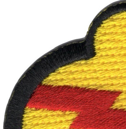 75th Infantry Airborne Ranger Humped Para Oval Patch
