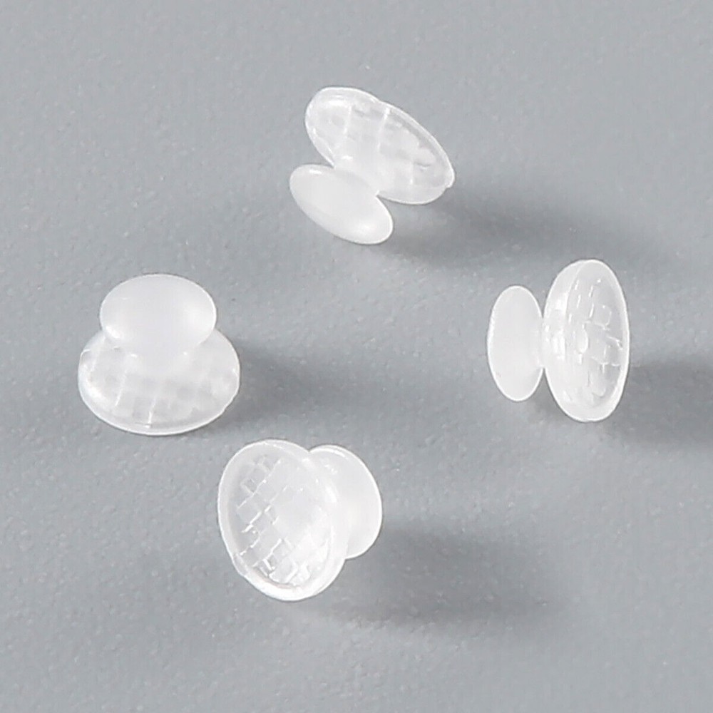 Dental Ortho Clear Ceramic Lingual Buttons Round/Round with Hook/Rectangular