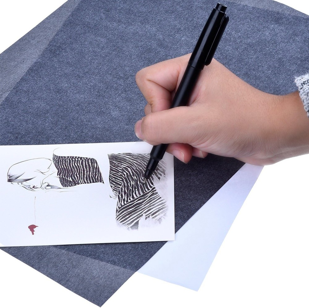 Smooth Finish 30 Pack Carbon Transfer Paper - Create Clear Designs Effortlessly