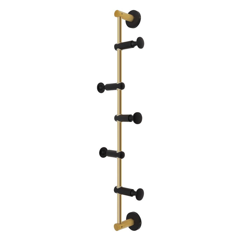 Coat Rack Coat Rack With 5 Adjustable Hooks Wall Mounted Vertical 24.02*2.76in