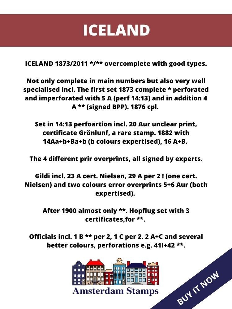 ICELAND 1873/2011 */** overcomplete with good types Please Read TOP!