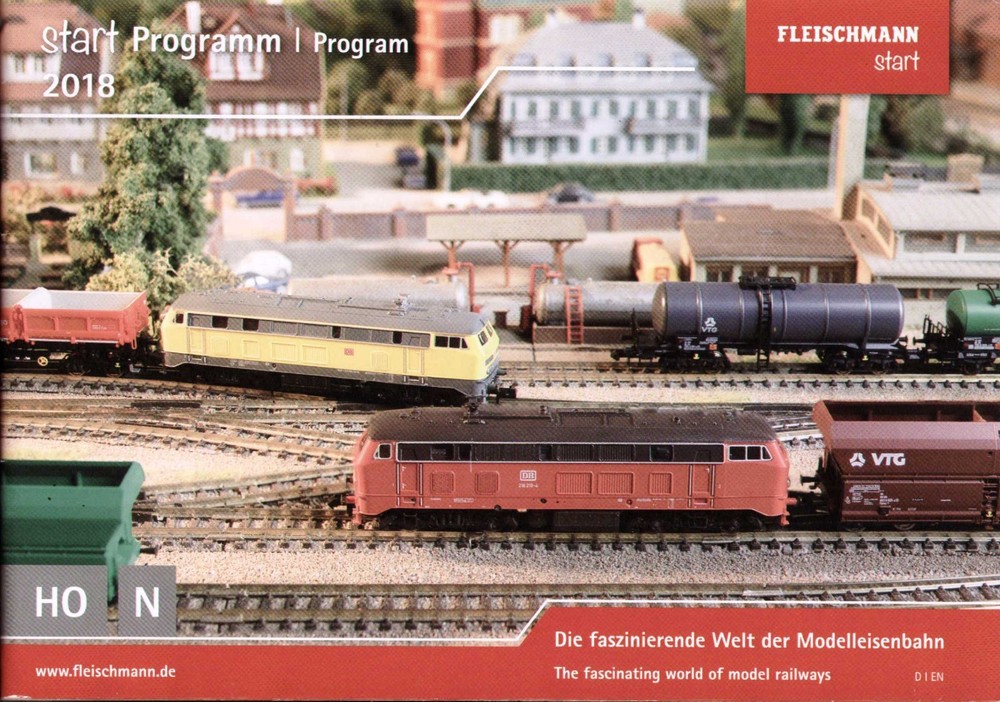 catalog START PROGRAM ROCO FLEISCHMANN 2018 large in detail and technology D E bb