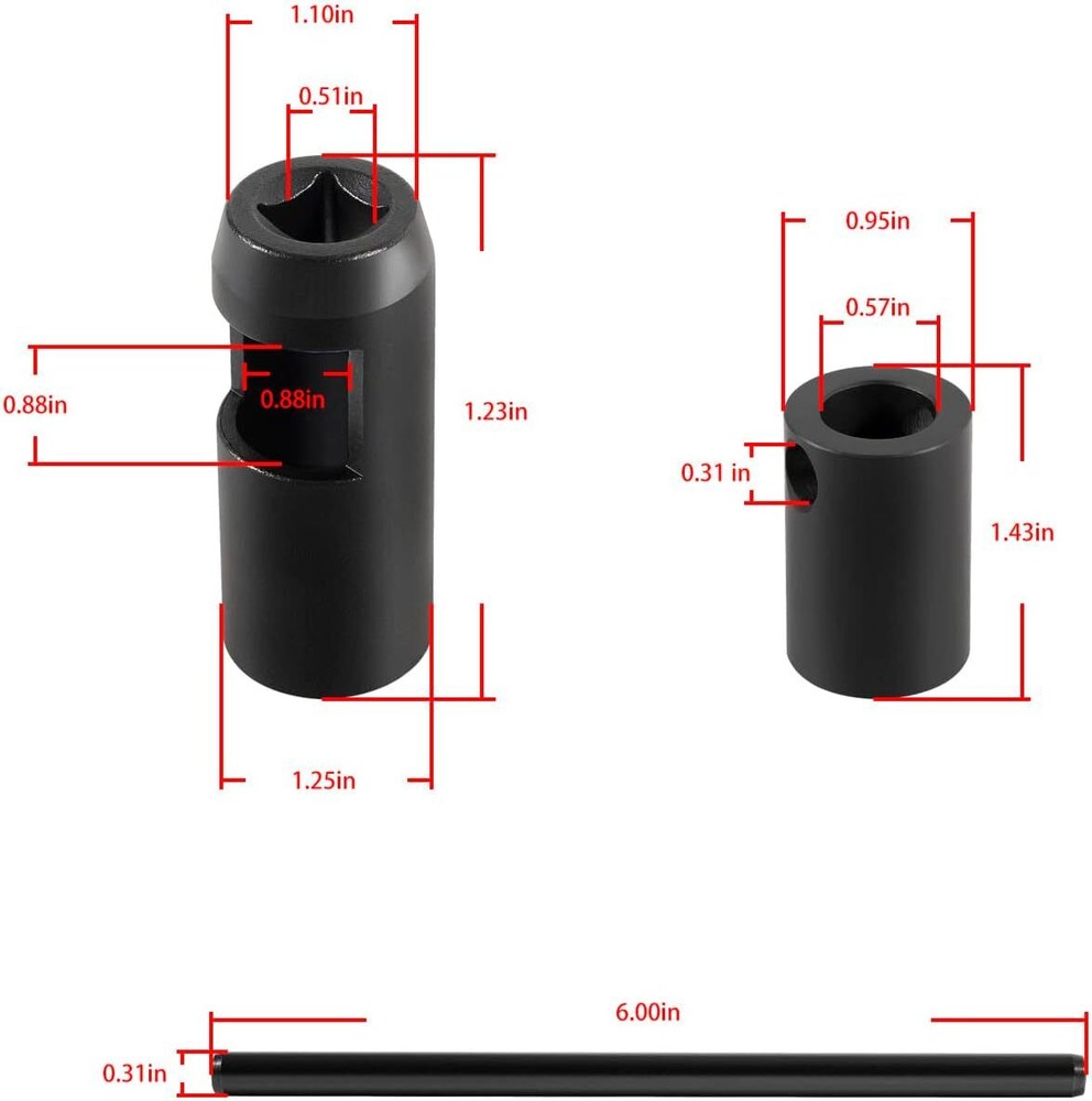 JDE92 Injector Socket Tool/21MM Injector Nozzle Socket for John Deere Engines